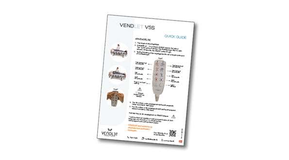 Quick Guide til VENDLET V5S